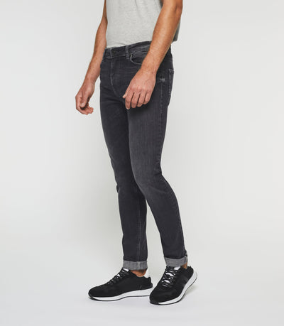 Jean super slim en coton organique gris moyen "Tornade" - IZAC