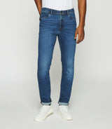 Jean straight hydroless permanent bleu moyen - IZAC