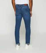 Jean straight hydroless permanent bleu moyen - IZAC