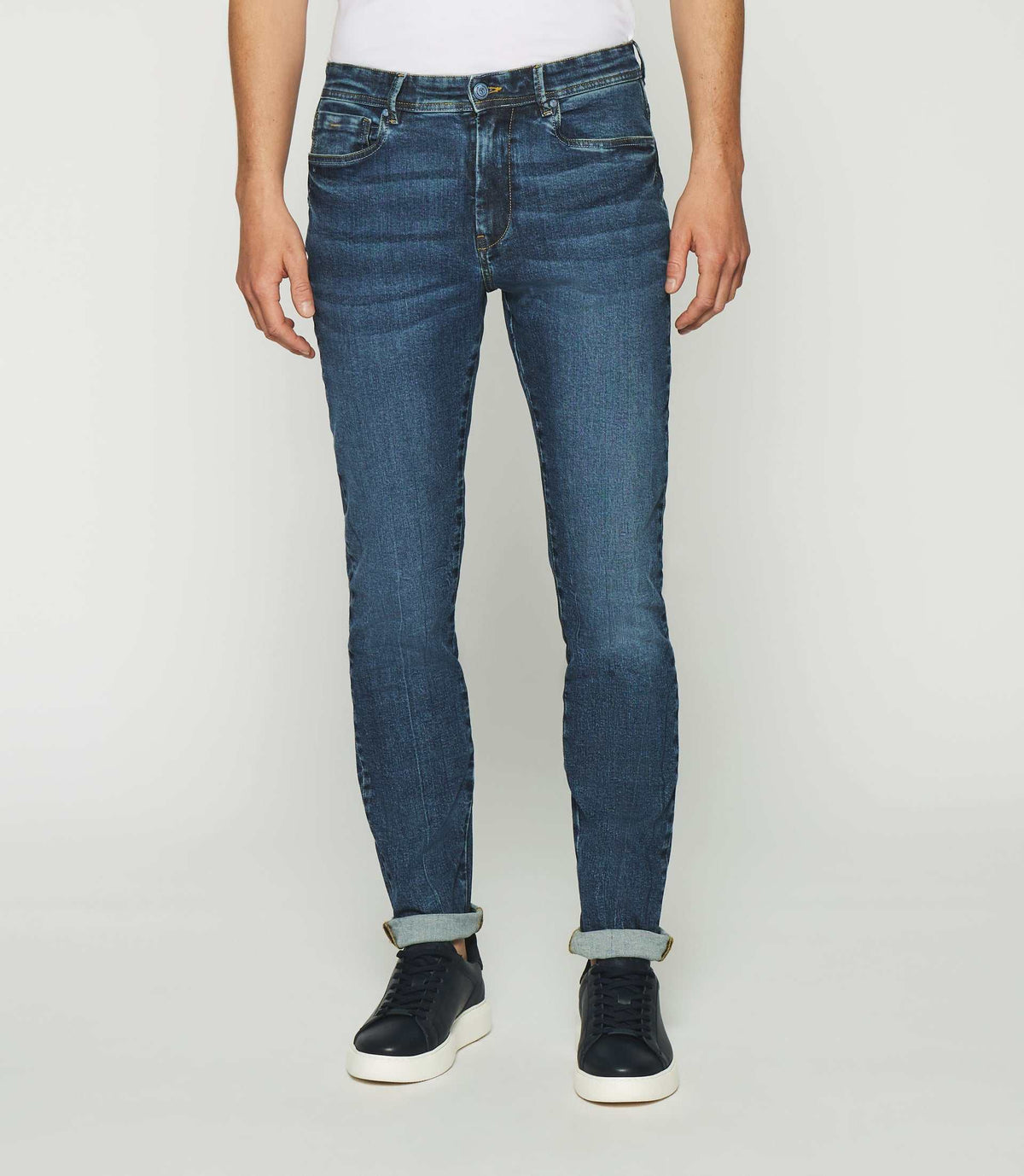 Jean straight bleu moyen TEDI - IZAC