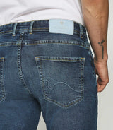 Jean straight bleu moyen TEDI - IZAC