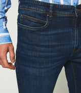 Jean slim hydroless permanent bleu moyen TEO - IZAC