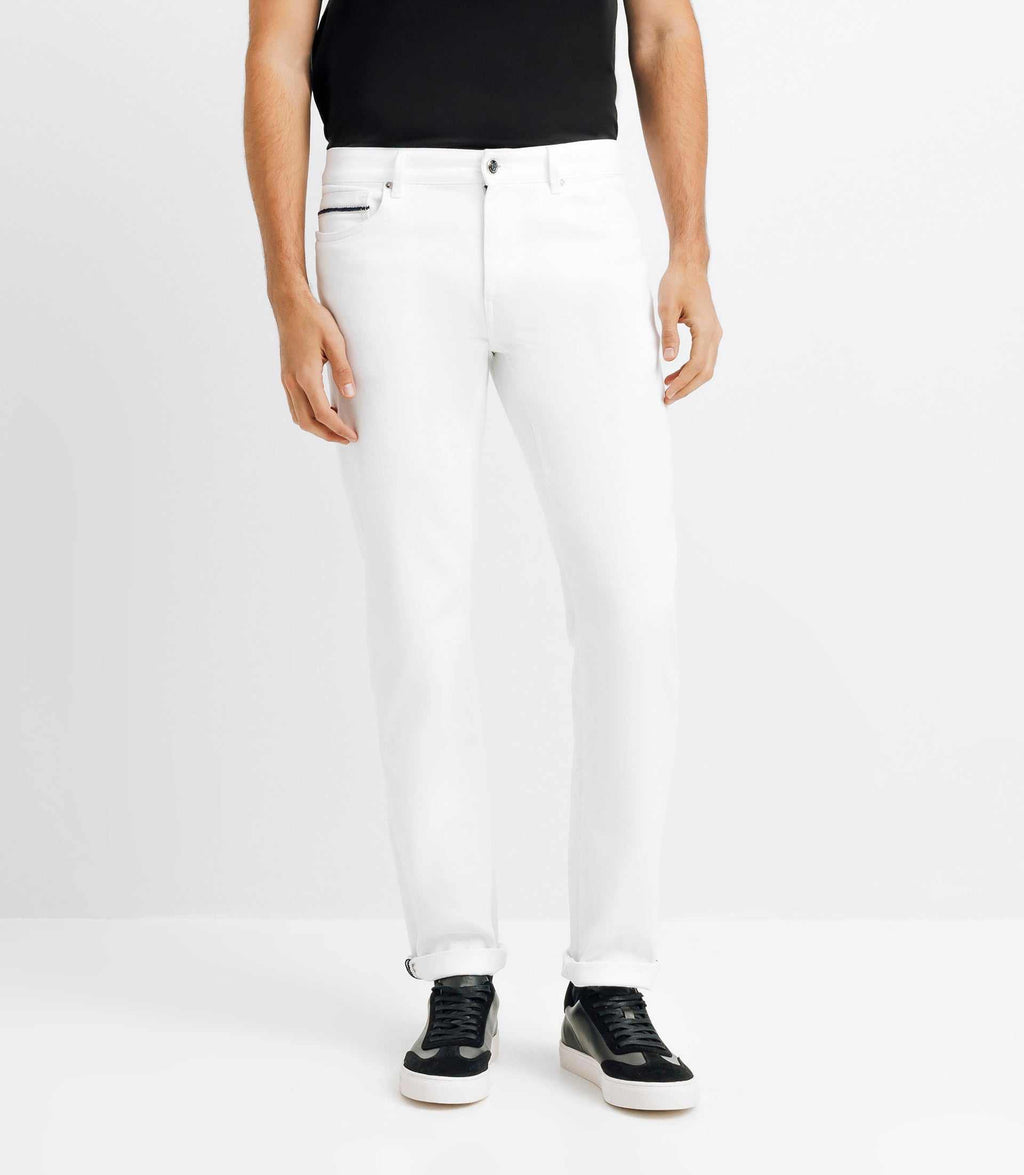 Jean straight blanc - IZAC