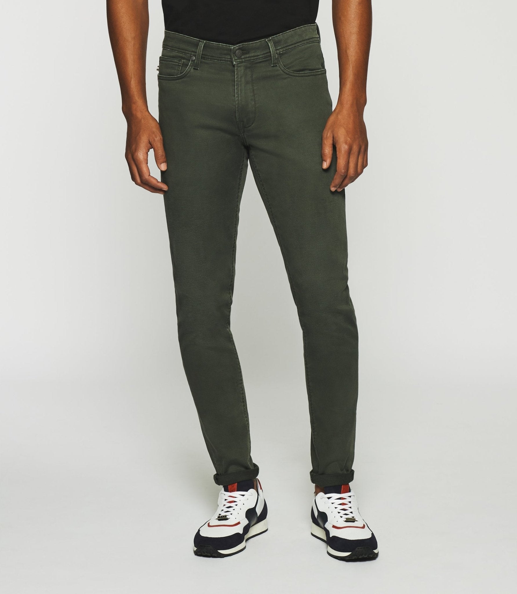 Jean super slim en maille kaki TOUPIE - IZAC