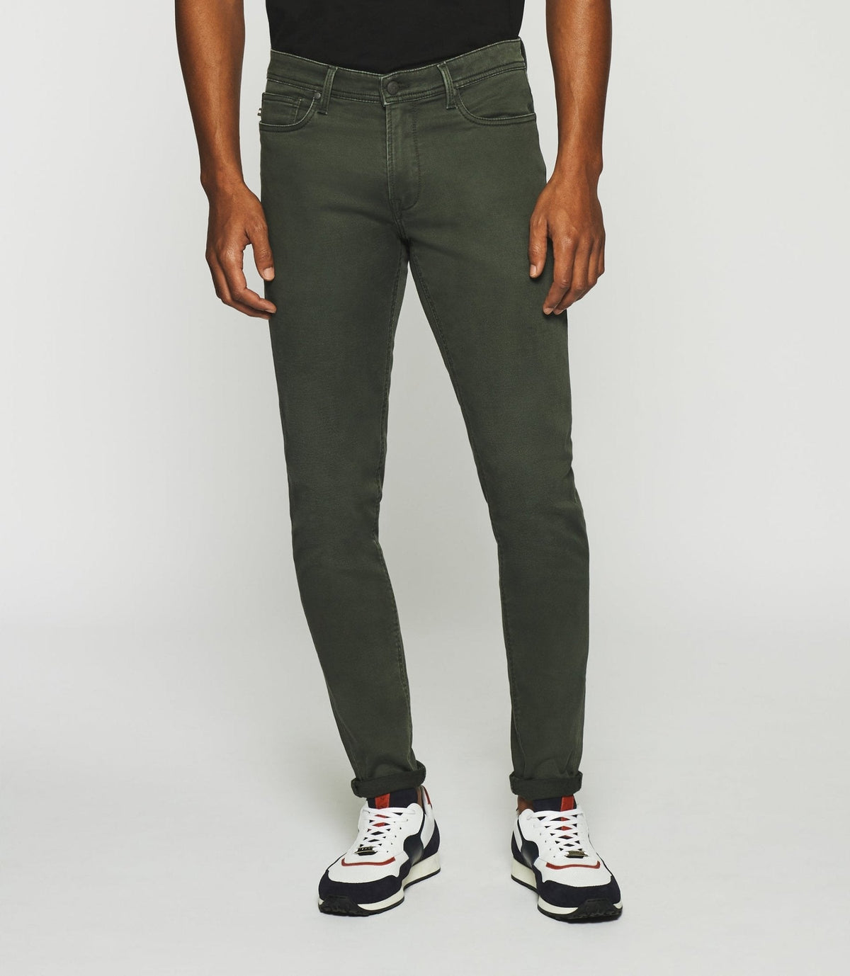 Jean super slim en maille kaki TOUPIE - IZAC