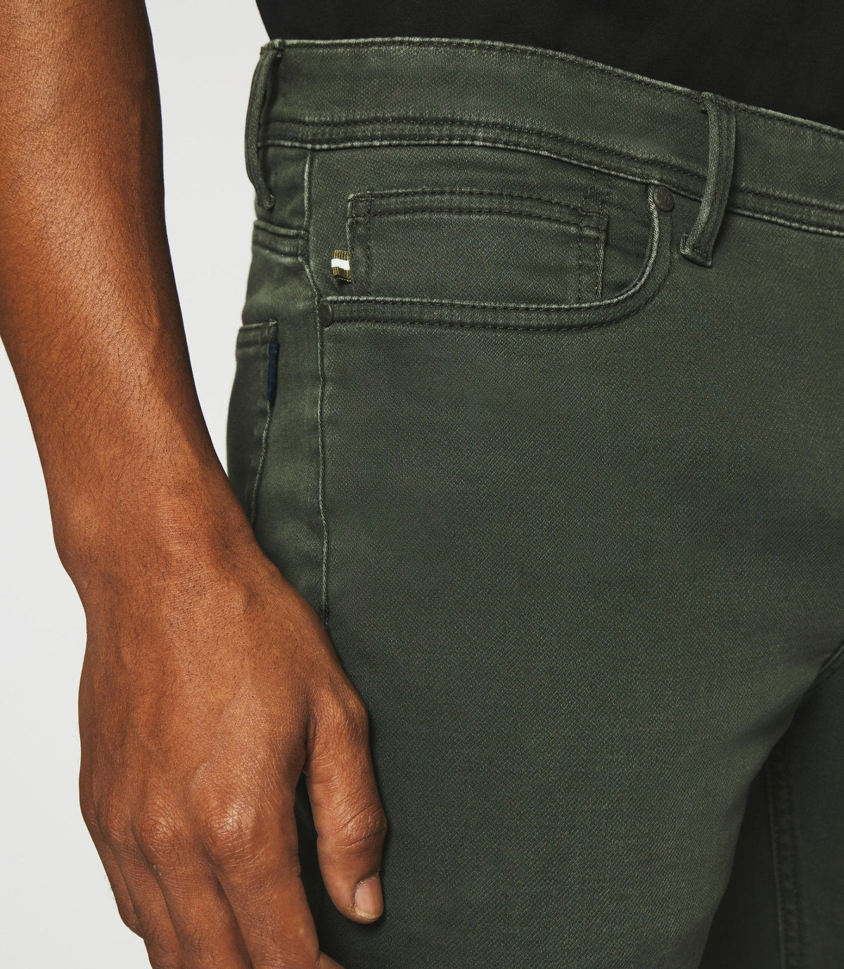 Jean super slim en maille kaki TOUPIE - IZAC