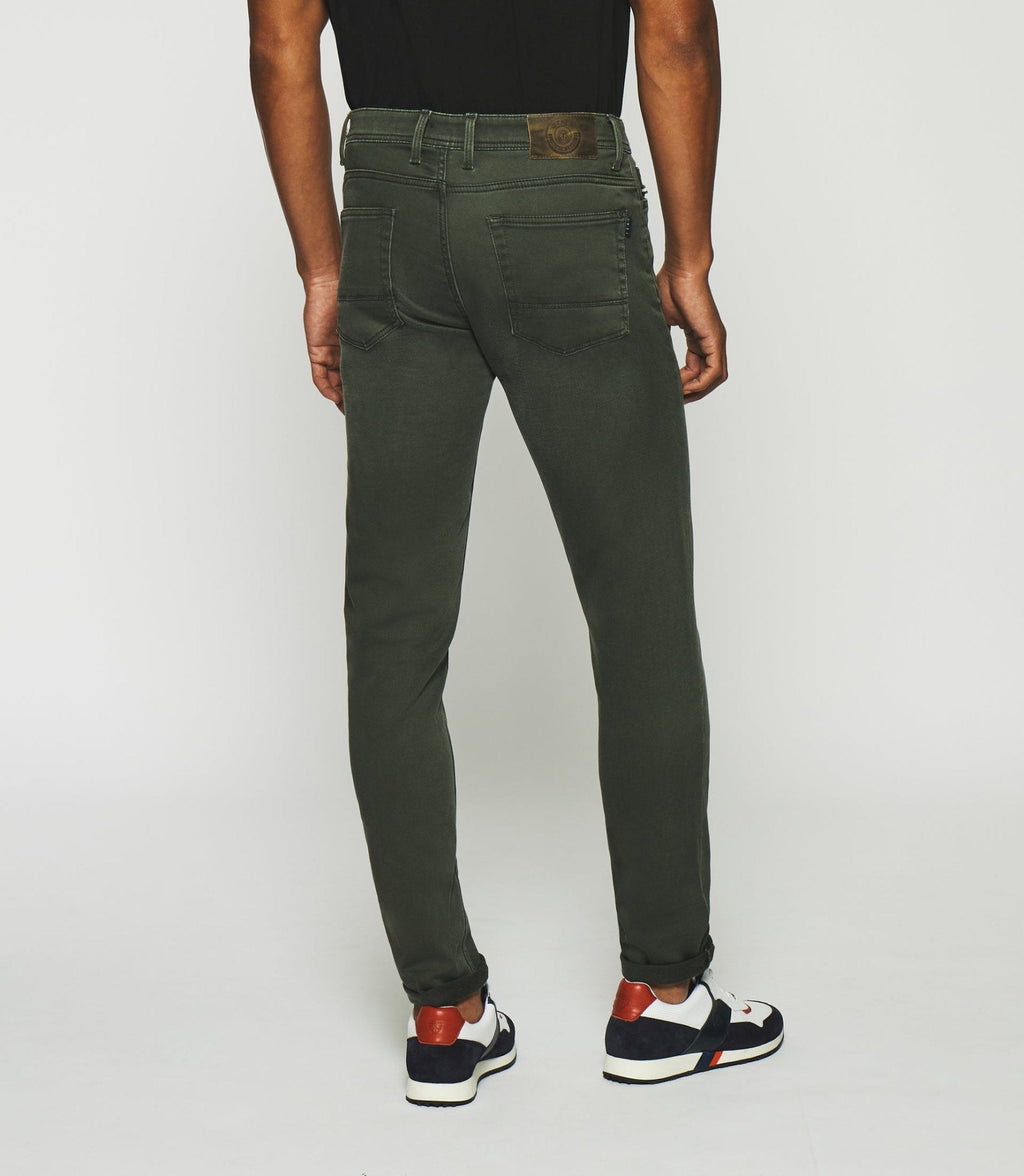 Jean super slim en maille kaki TOUPIE - IZAC