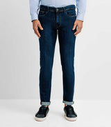 Jean 5 poches bleu moyen - IZAC