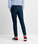 Jean 5 poches bleu moyen - IZAC