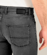Jean 5 poches "jog" coupe slim gris - IZAC