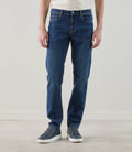 Jean 5 poches bleu moyen - IZAC