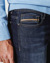 Jean droit brut délavé - IZAC