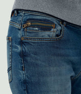 Jean effet usé bleu moyen "Raphael" - IZAC