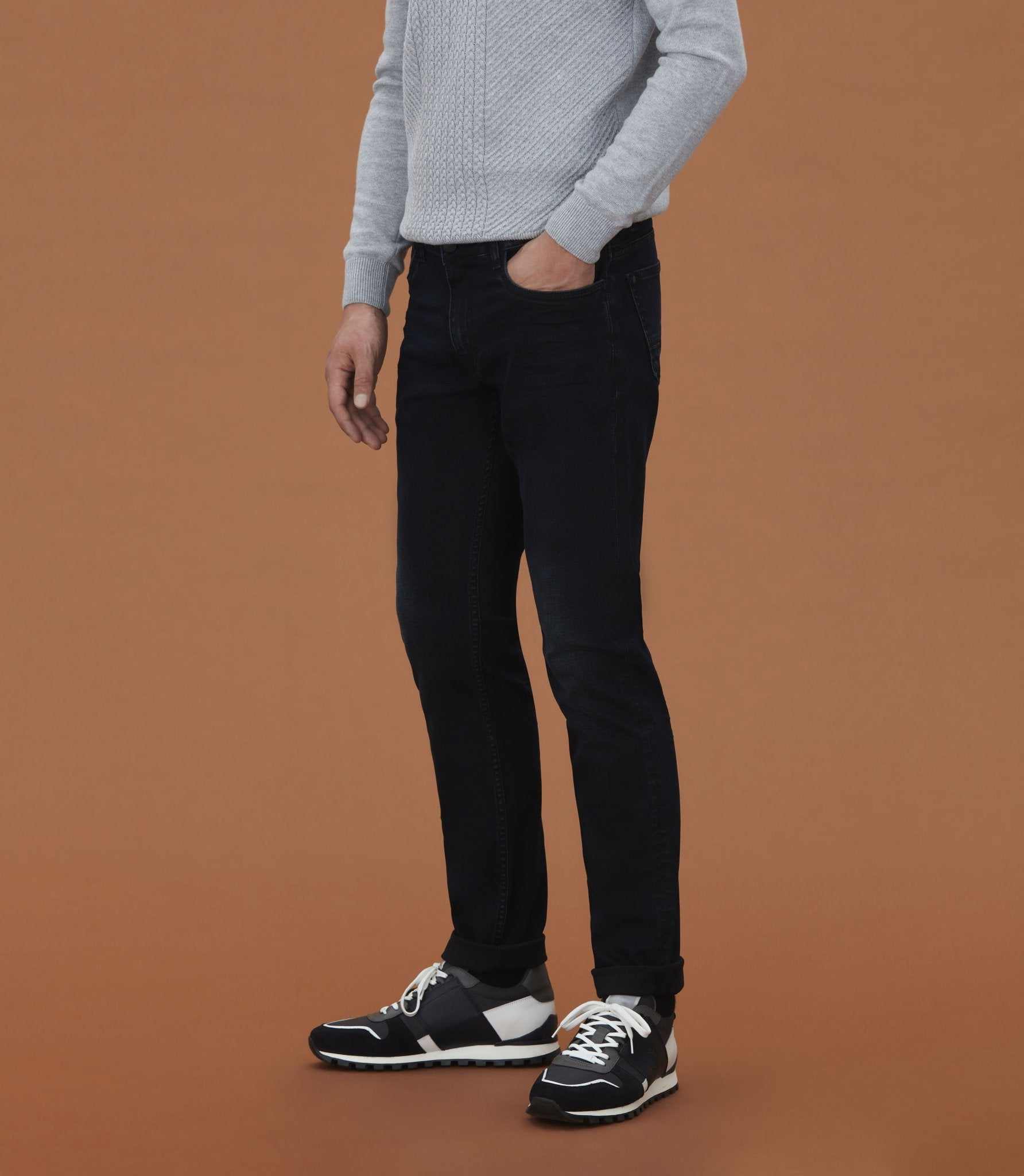 Jean super slim marine "Ronaldo" - IZAC