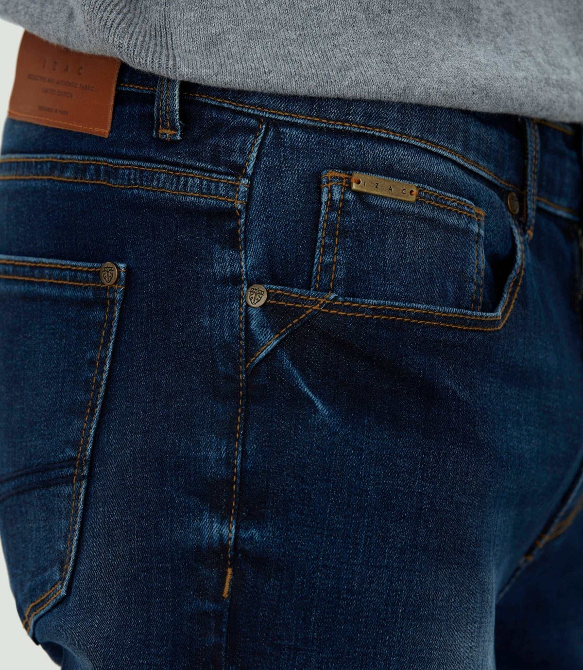 Jean stretch bleu moyen "Rostero" - IZAC