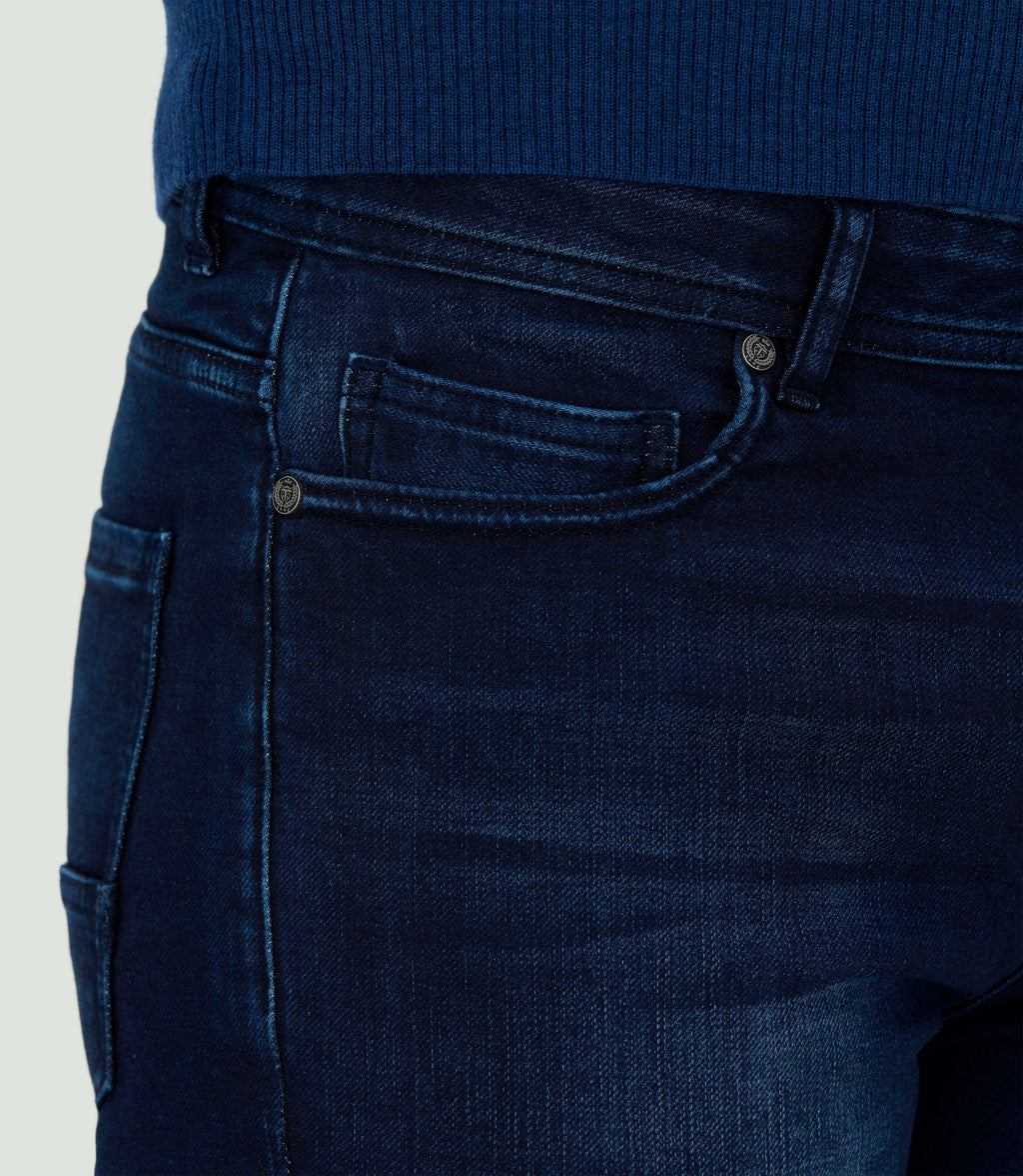 Jogger jean Hydroless bleu moyen "Royal" - IZAC