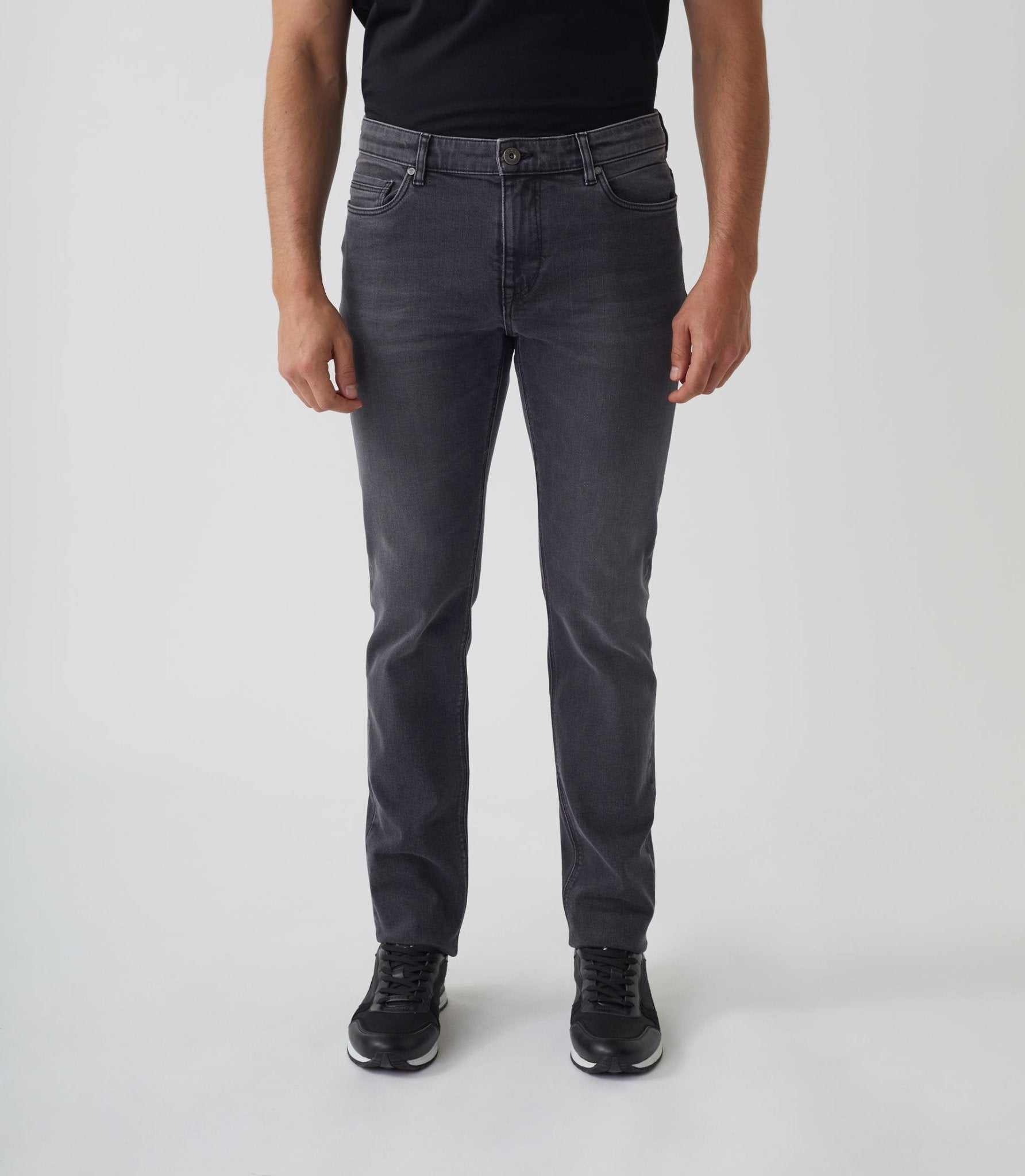 Jean slim gris moyen "Leon" - IZAC