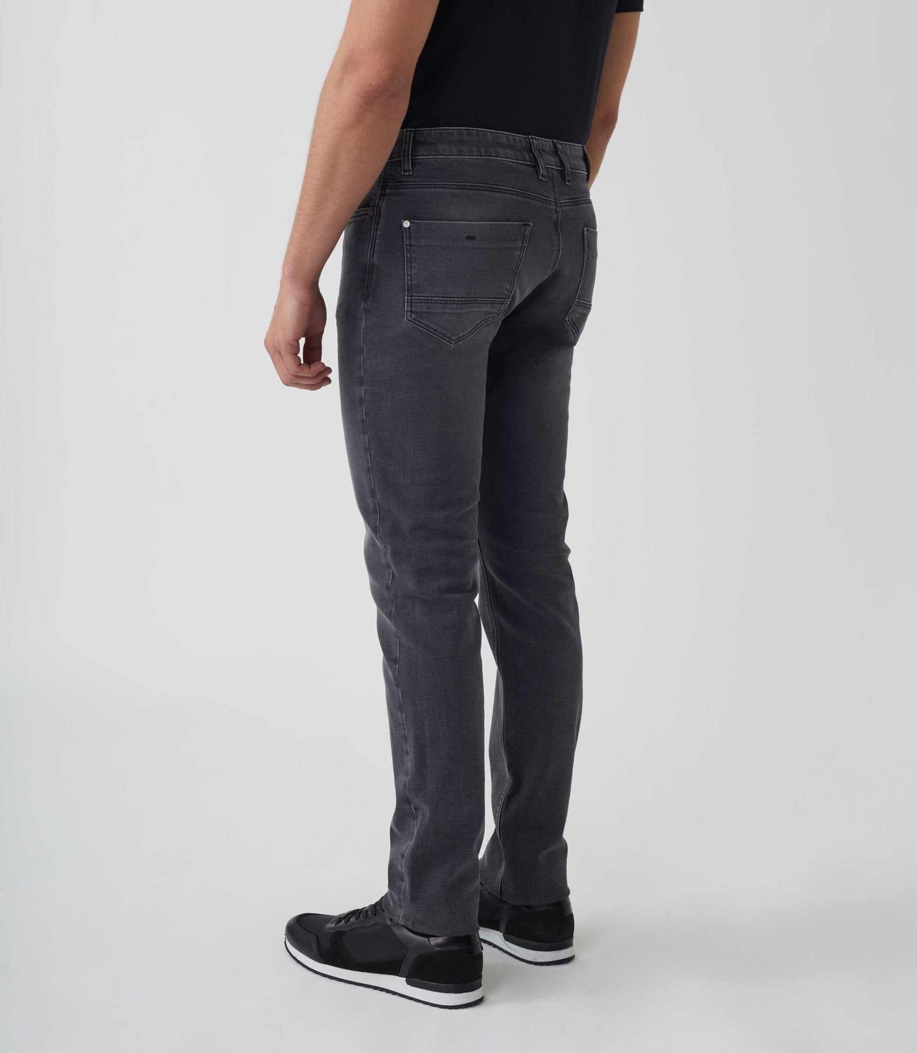 Jean slim gris moyen "Leon" - IZAC