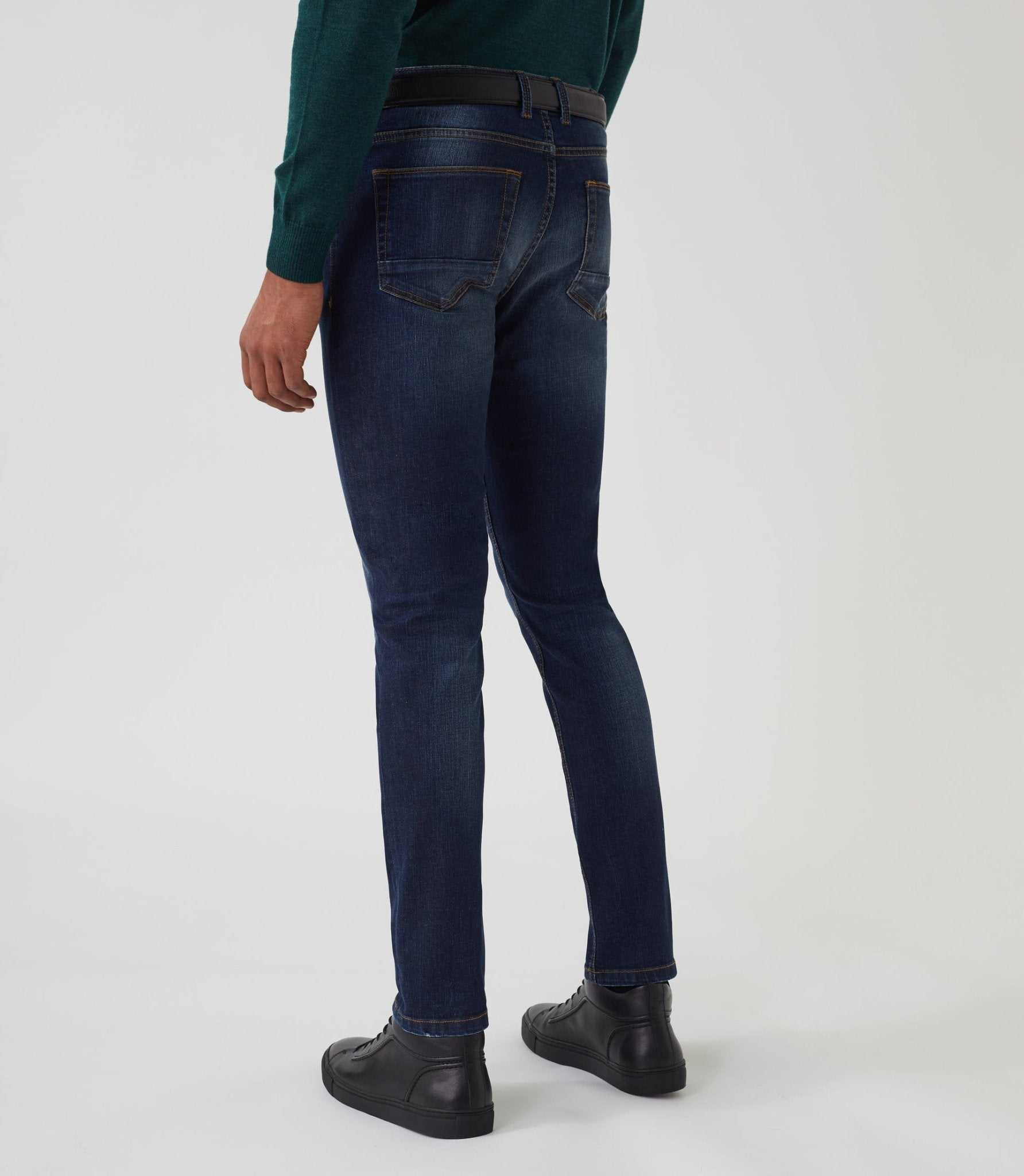 Jean slim bleu moyen "Lion" - IZAC