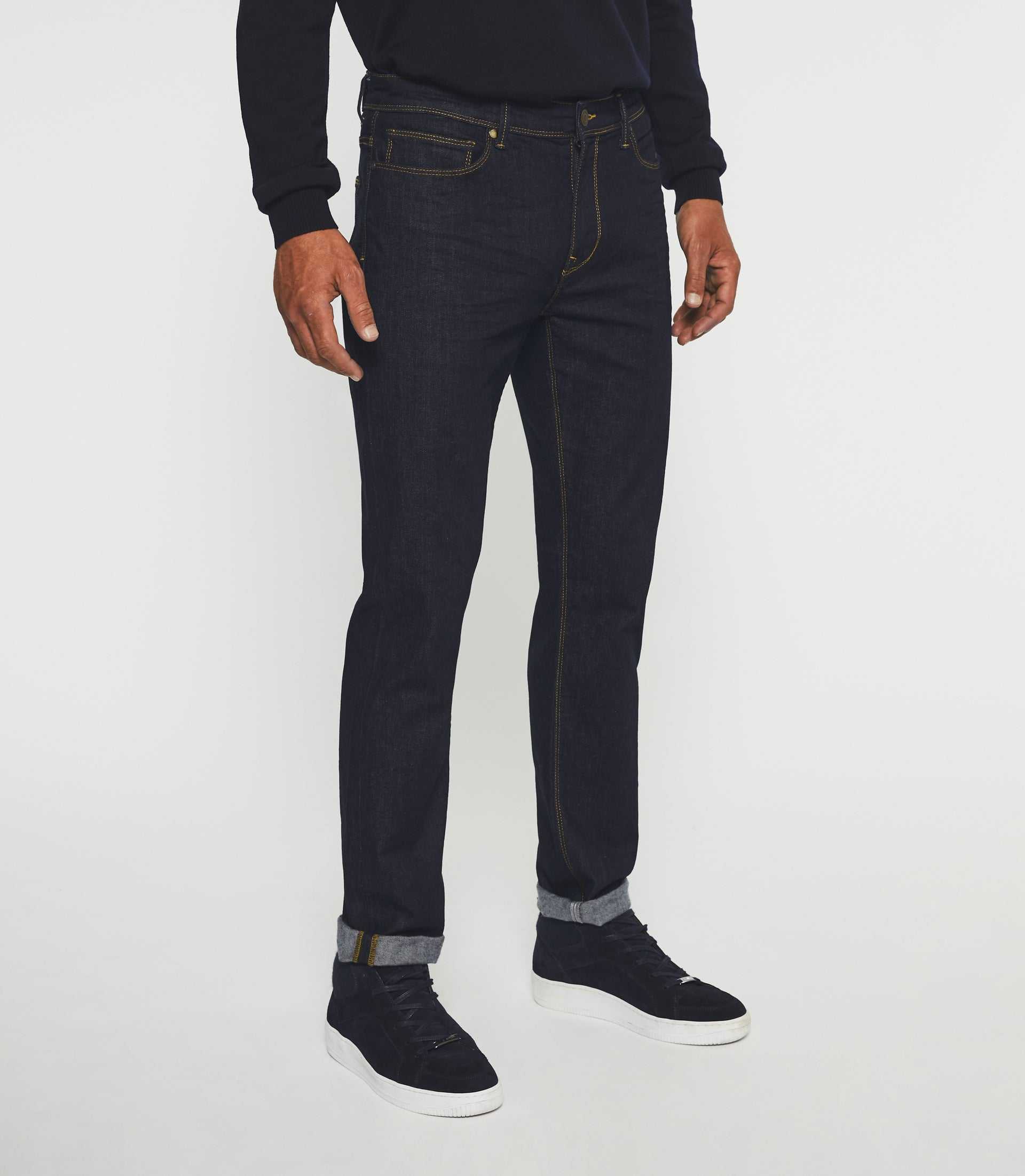 Jean straight bleu foncé EBLOUI - IZAC