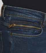Jean super slim denim bleu foncé EFFET - IZAC
