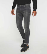 Jean super slim denim gris moyen EFFET - IZAC