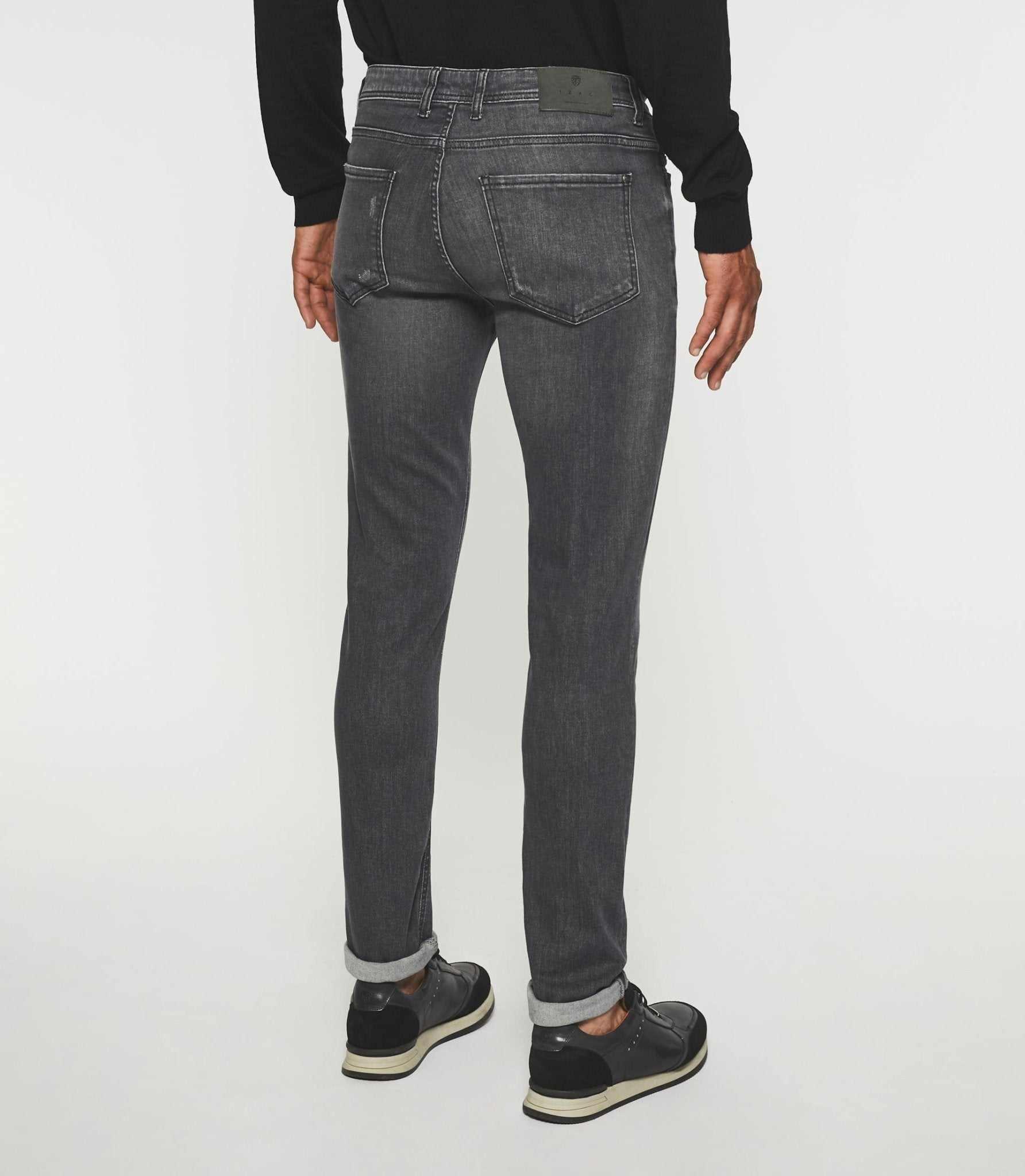 Jean super slim denim gris moyen EFFET - IZAC