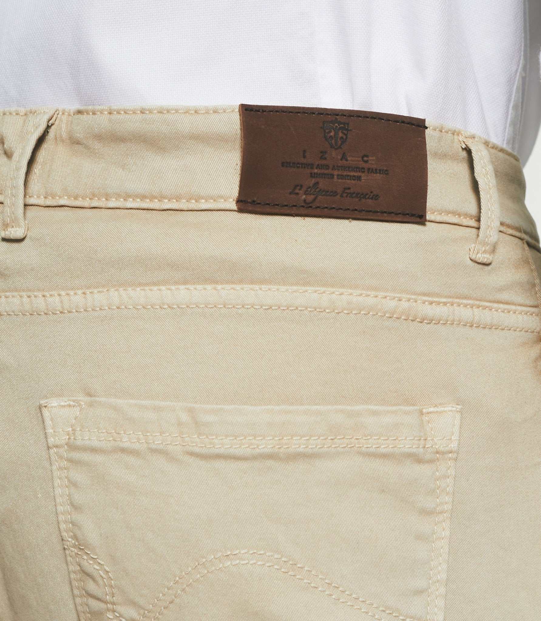 Jean slim 5 poches mastic ELEGANCE - IZAC