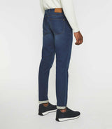 Jean super slim en molleton bleu moyen ETERNELLE - IZAC