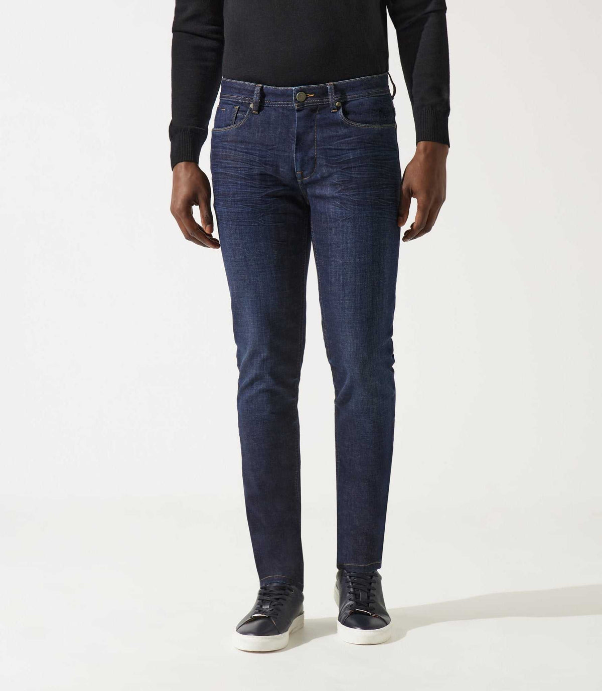 Jean slim bleu fonce EDI - IZAC