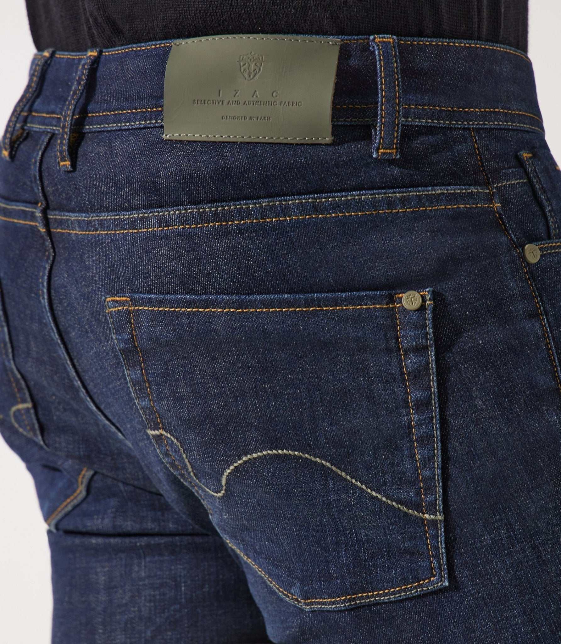 Jean slim bleu fonce EDI - IZAC