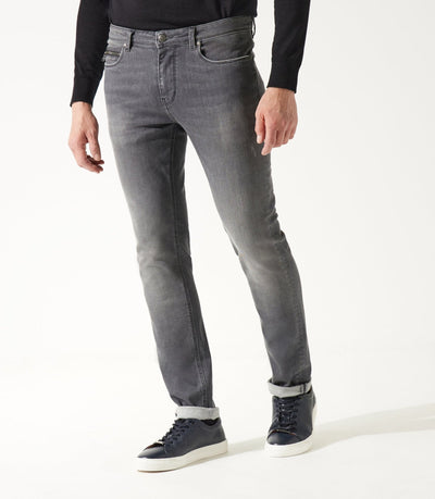 Jean slim gris moyen EFFET - IZAC