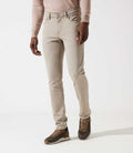 Jean slim en molleton beige ETERNELLE - IZAC