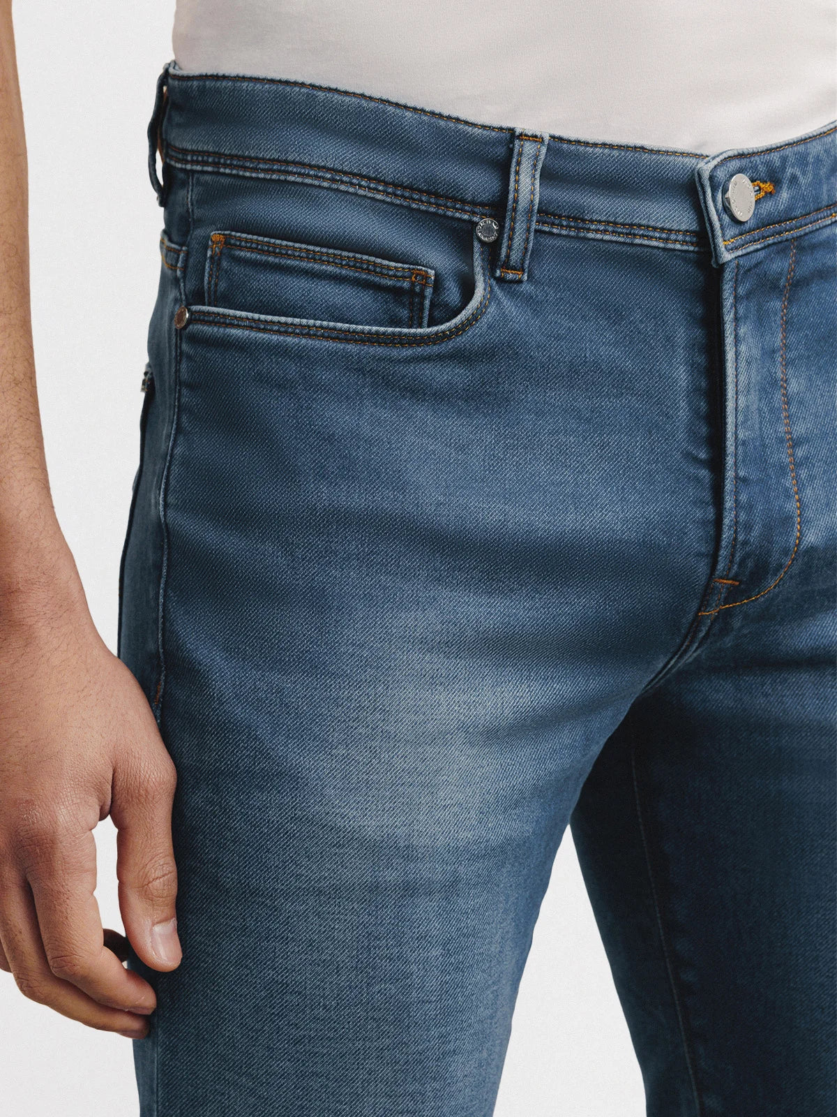 Jean 5 poches bleu - IZAC