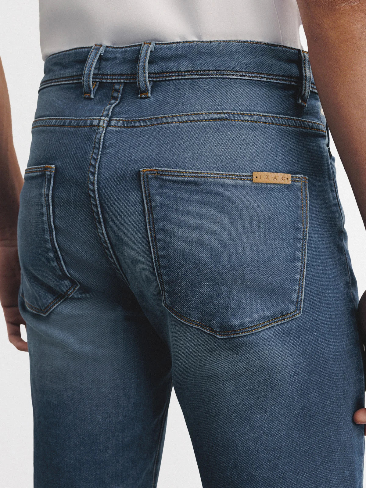 Jean 5 poches bleu - IZAC