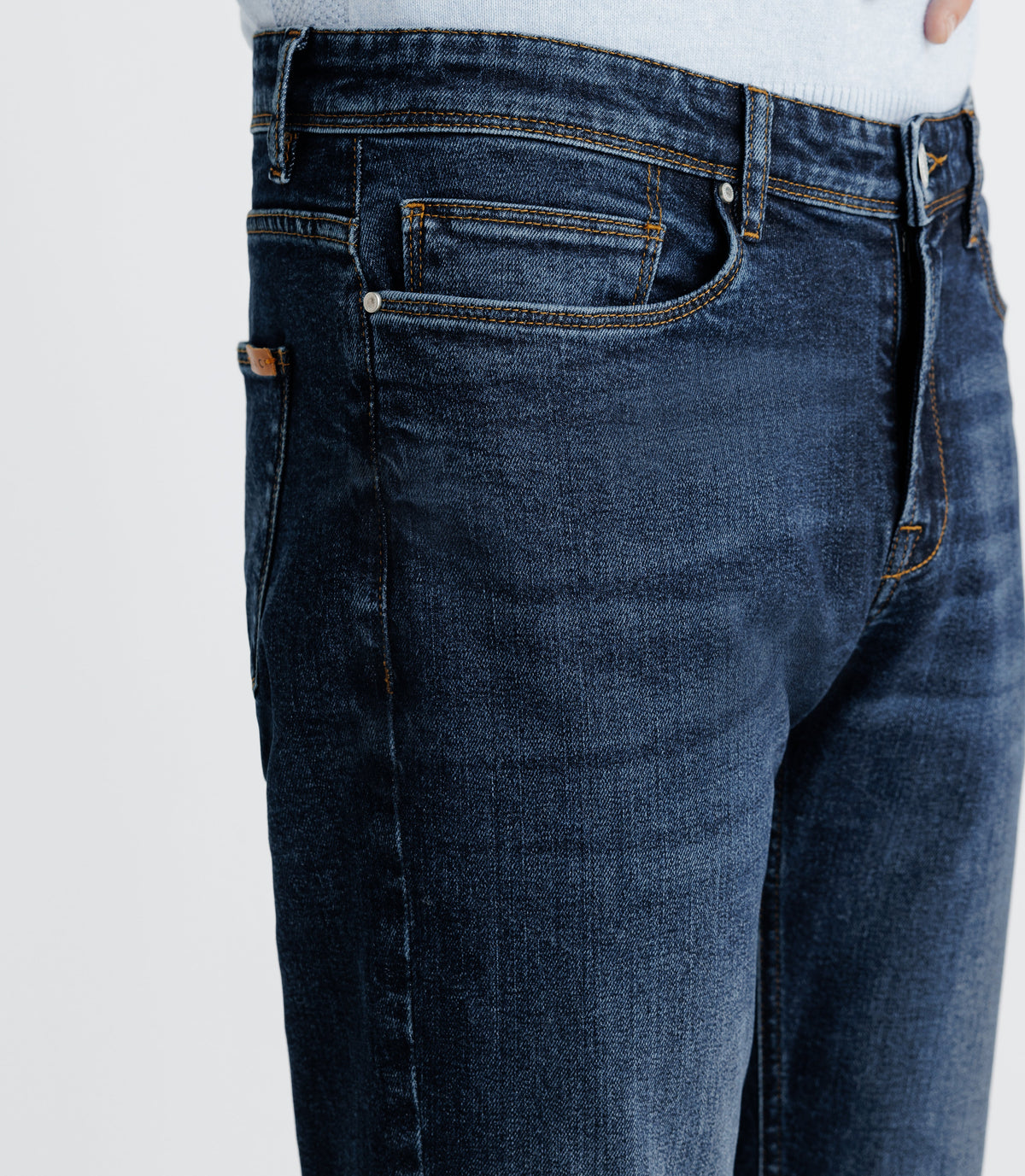 Jean droit bleu - IZAC