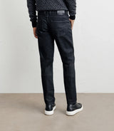 Jean droit 5 poches noir - IZAC