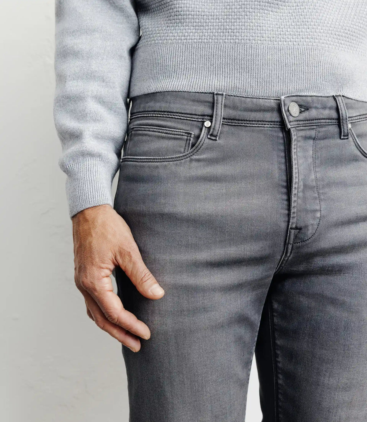 Jean slim gris moyen - IZAC
