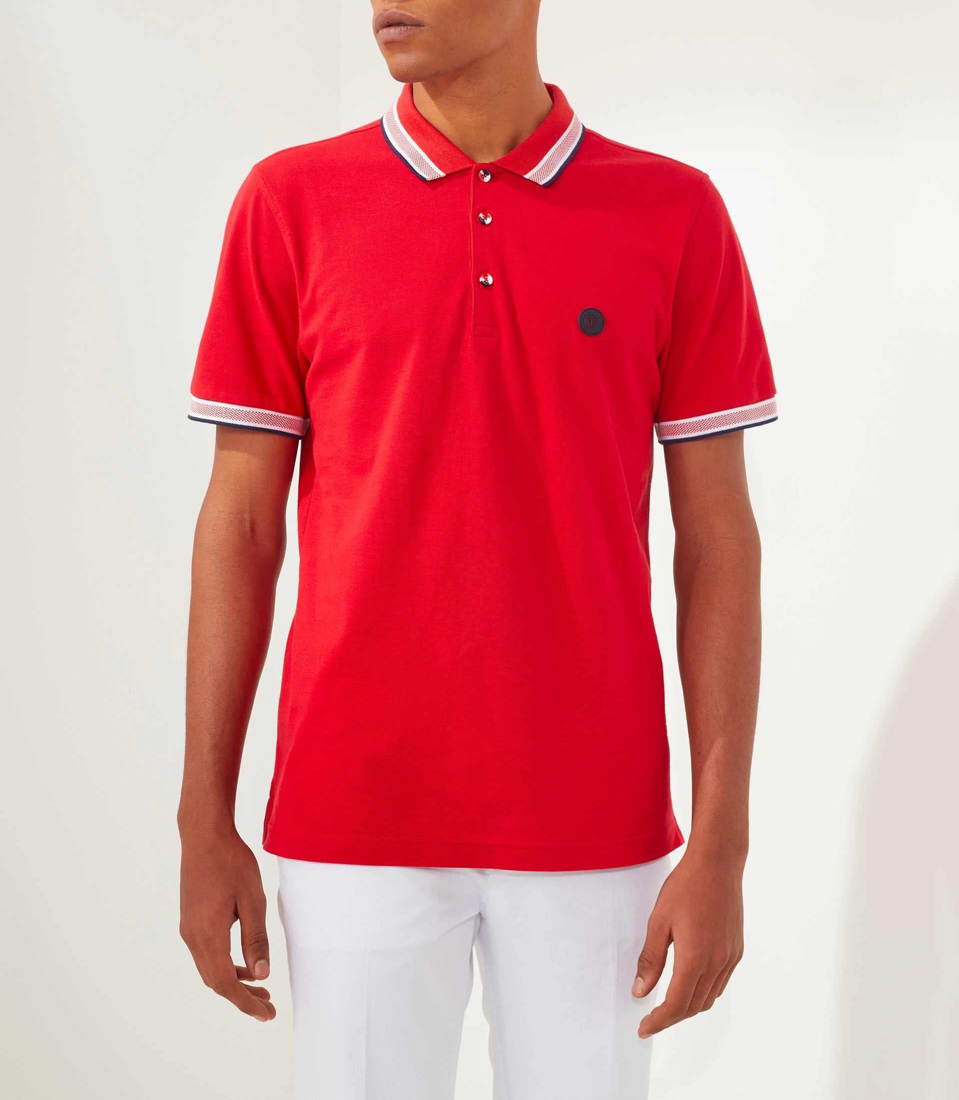 Polo rouge "Macro" - IZAC