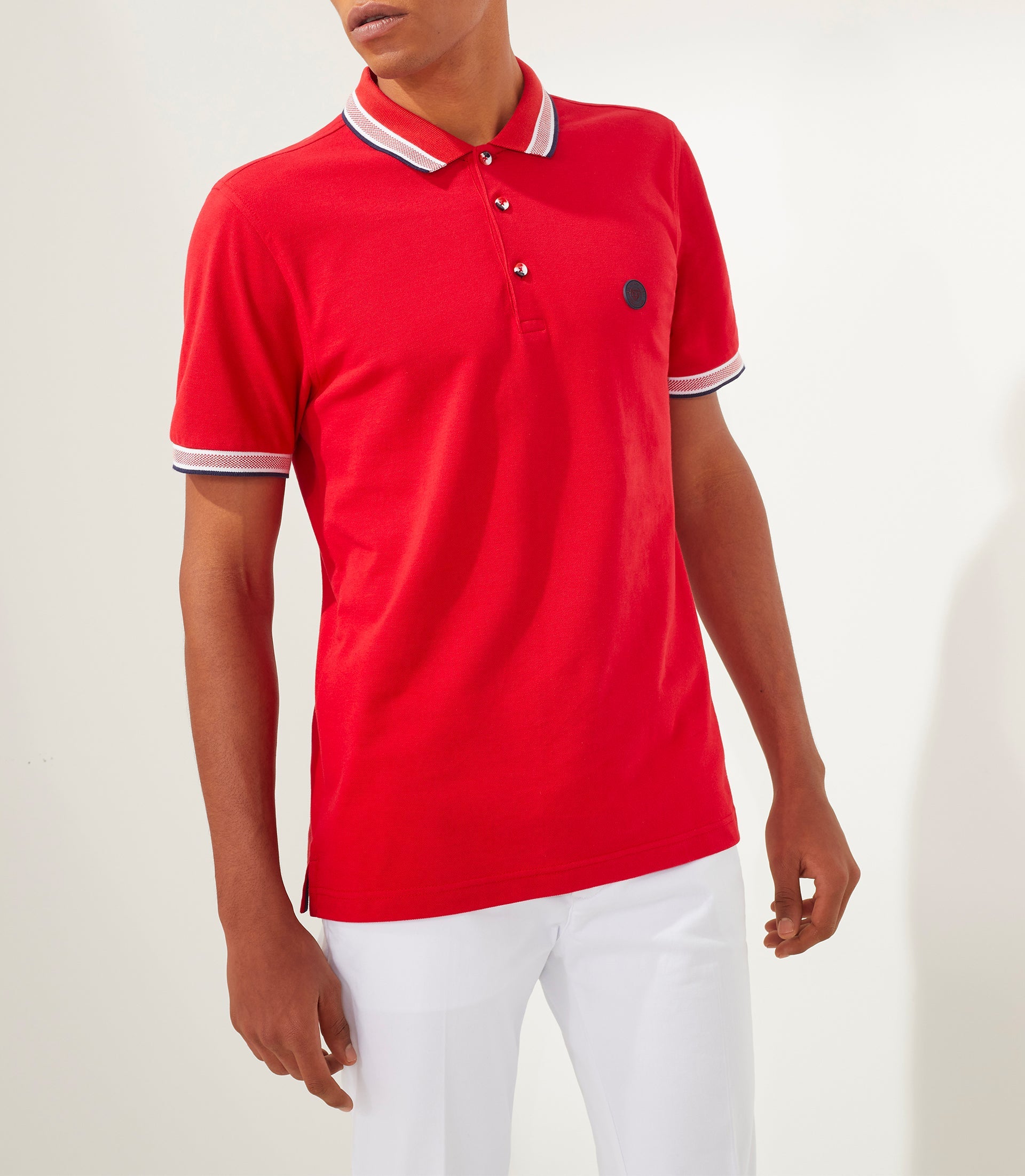 Polo rouge "Macro" - IZAC