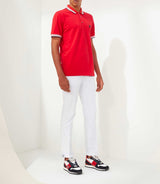 Polo rouge "Macro" - IZAC