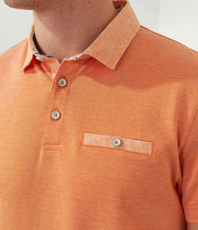 Polo orange "Micron" - IZAC