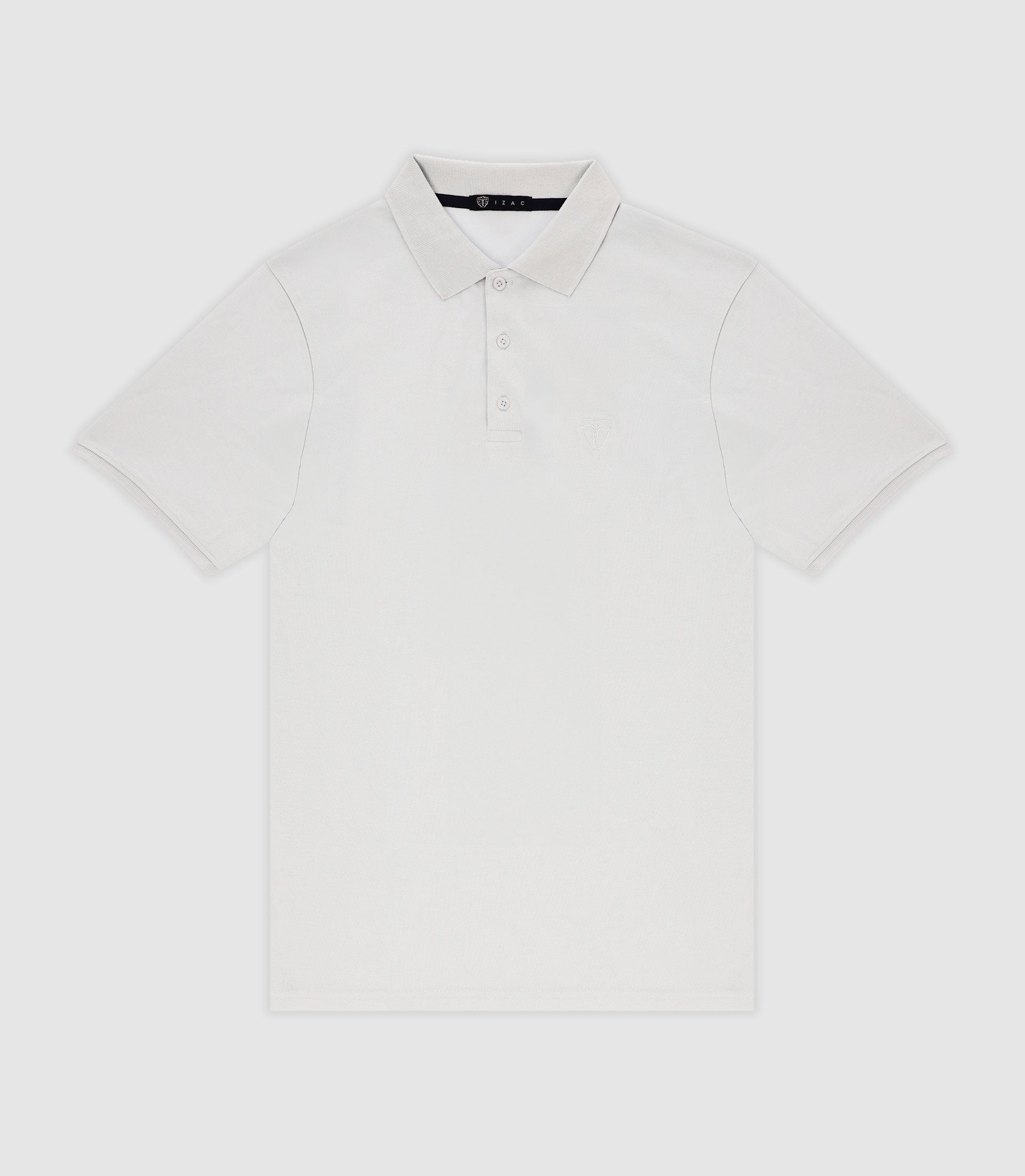 Polo en maille piquée blanche - IZAC