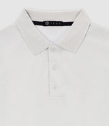 Polo en maille piquée blanche - IZAC