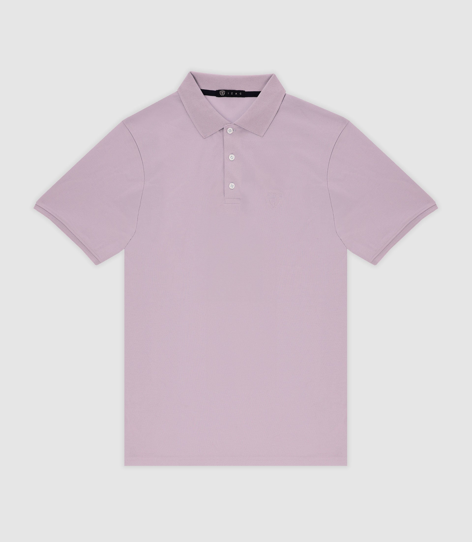 Polo en maille piquée parme - IZAC