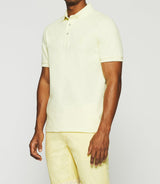 Polo uni jaune manches courtes GREGOR - IZAC