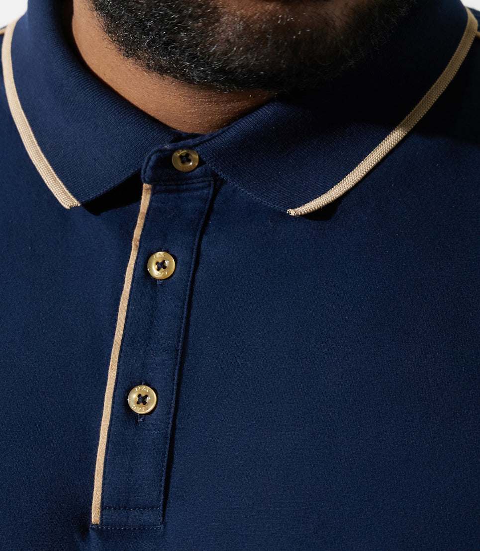 Polo uni marine GUILLAUMEBT - IZAC