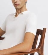 Polo en maille écru - IZAC