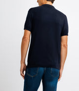 Polo en maille marine - IZAC