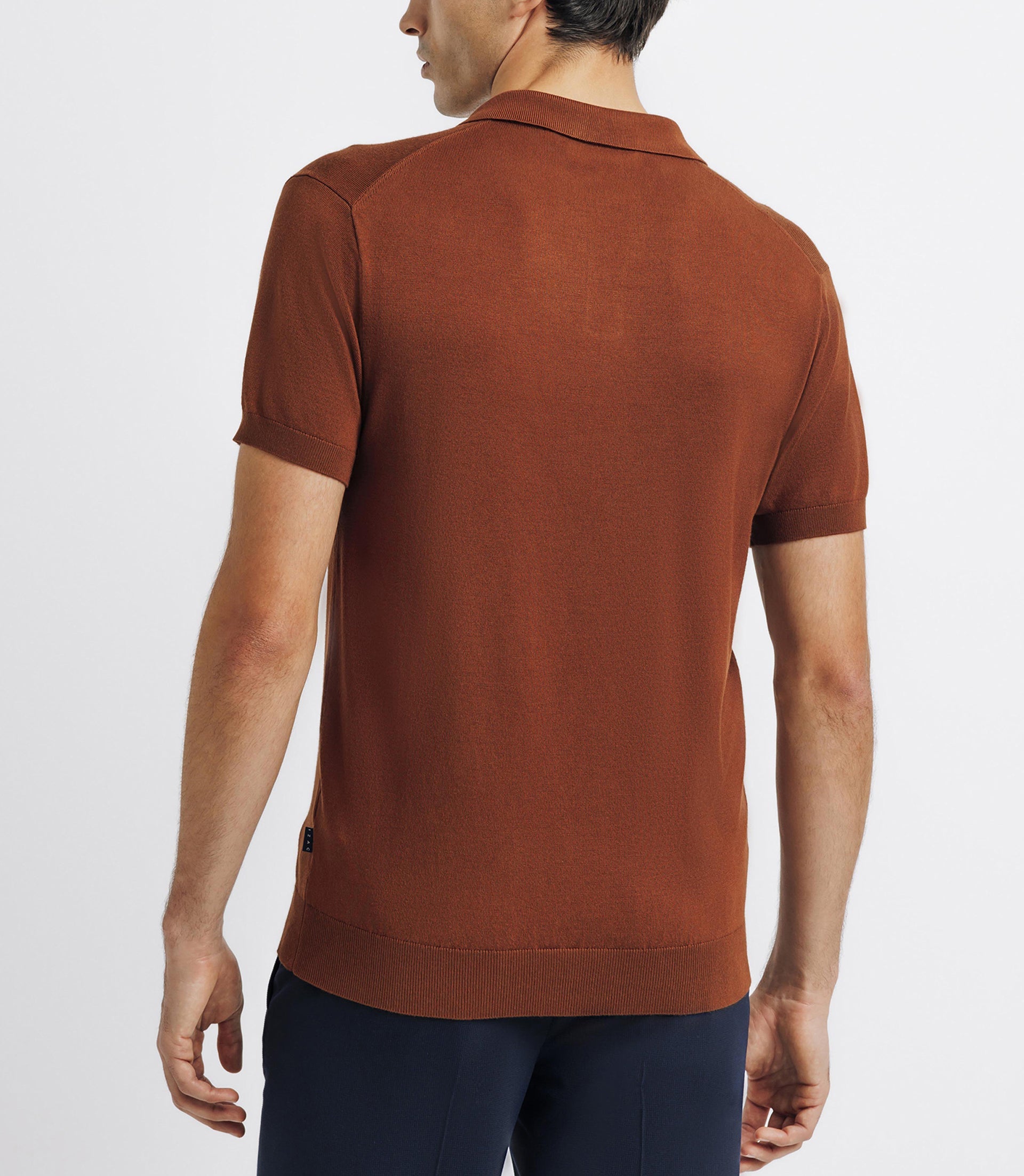 Polo en maille truffe - IZAC